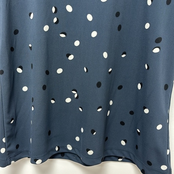 Liz Claiborne Womens Polka Dot Set sleeveless shirt size L - Picture 9 of 14